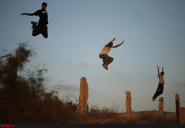 پارکور در نوار  غزه