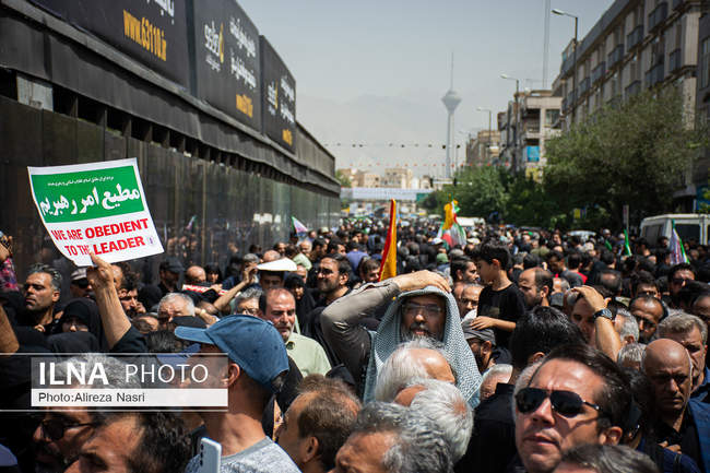 مراسم تشییع شهدای اقتدار - تهران/ 3 