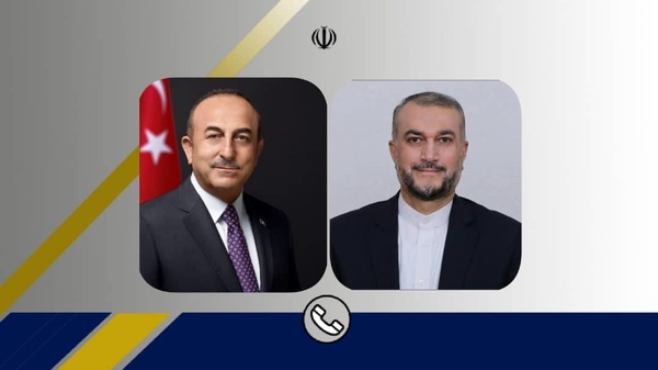 رایزنی تلفنی امیرعبداللهیان و وزیر امور خارجه ترکیه