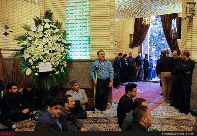 مراسم ختم پدر عماد باقی