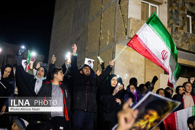 وداع با پیکر شهید مدافع وطن در قزوین