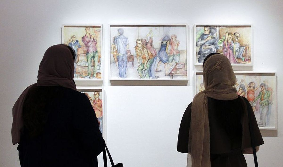 نمایش آثار مانی غلامی در گالری هما 