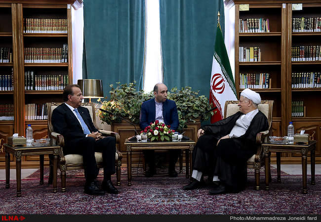 دیدار دبیر کل اتحادیه بین‌المللی تامین اجتماعی با آیت الله هاشمی رف