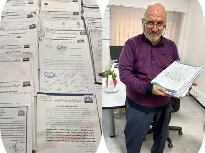 تحویل طوماری با ده‌ها هزار امضا به شورای نگهبان/ افزایش سن و سابقه بازنشستگی ابطال شود