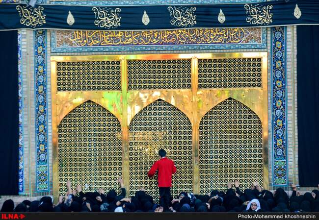 مراسم عزاداری شهادت امام رضا (ع) در مشهد مقدس