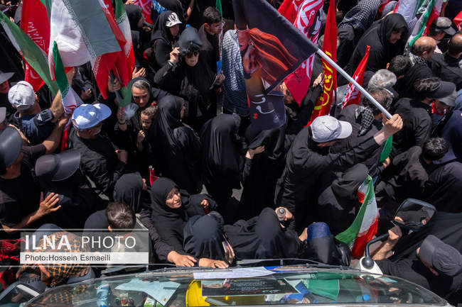 Funeral ceremony of the martyred revolutionary leader