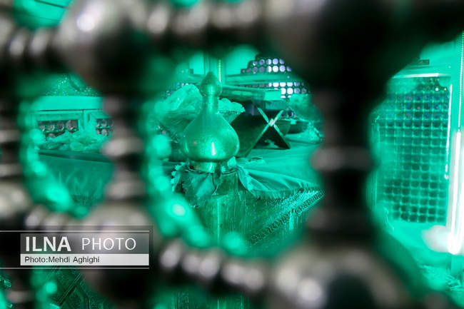 شب بیست و سوم ماه رمضان در امامزاده ابراهیم بن موسی الکاظم ( ع ) قوچان