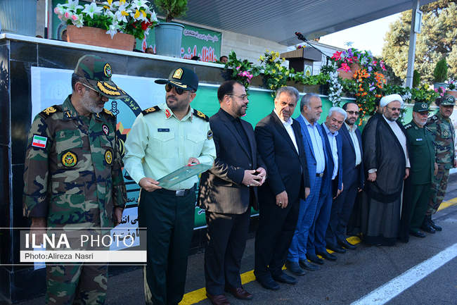 برگزاری صبحگاه مشترک نیروهای مسلح قزوین با حضور معاون پارلمانی رئیس 