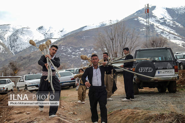 آیین نوروز در روستای چشمیدر کردستان 