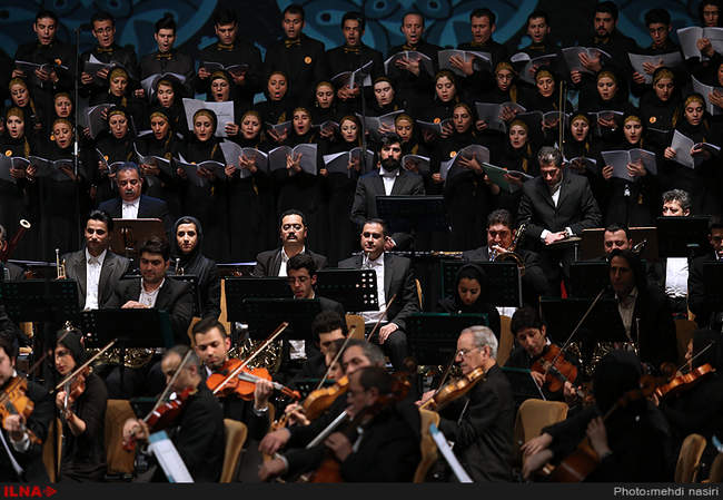 کنسرت ارکستر موسیقی ملی به رهبری لوریس چکناواریان