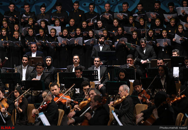 کنسرت ارکستر موسیقی ملی به رهبری لوریس چکناواریان