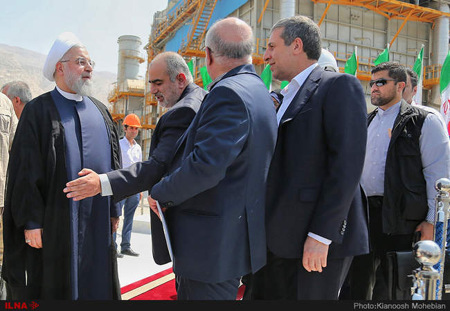 گزارش تصویری از مراسم افتتاح فاز سوم پتروشیمی پردیس، دماوند و مرجان