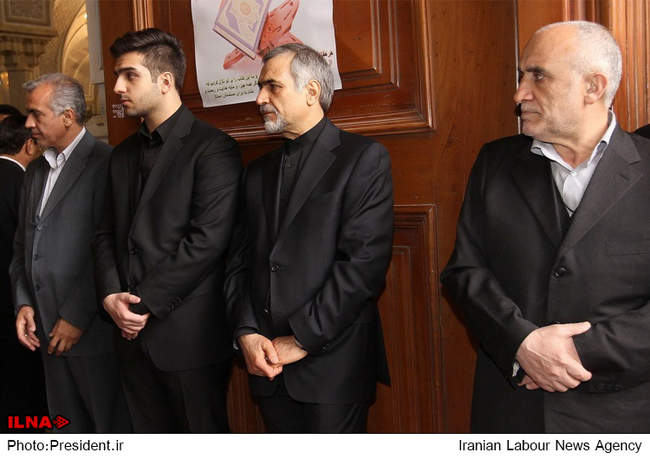 مراسم ترحیم والده رئیس جمهور در تهران