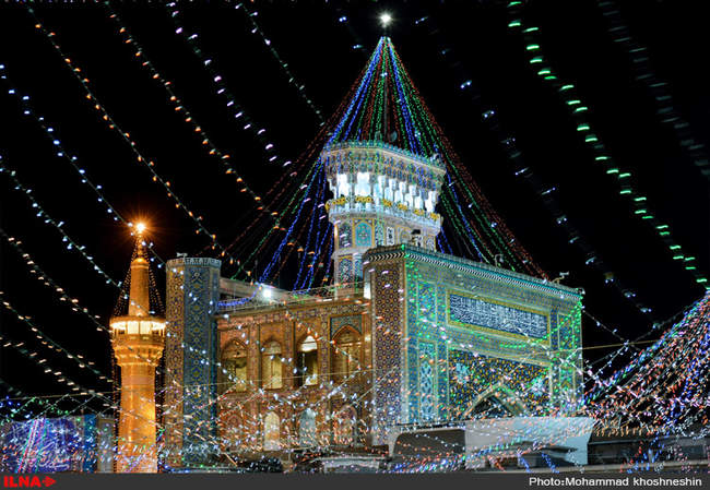 آذین بندی حرم مطهر امام رضا (ع)