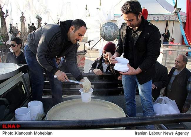 کاروان عزادران اربعین حسینی / میدان بهرود تهران
