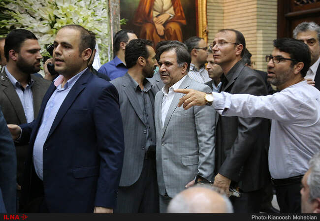 تصاویر حضور شخصیت‌های سیاسی در مراسم ترحیم برادر حسین مرعشی