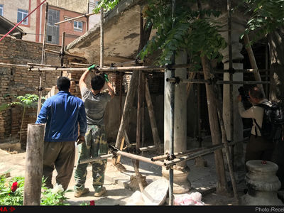 مرمت مقبره شهدای قلم مشروطه آغاز شد