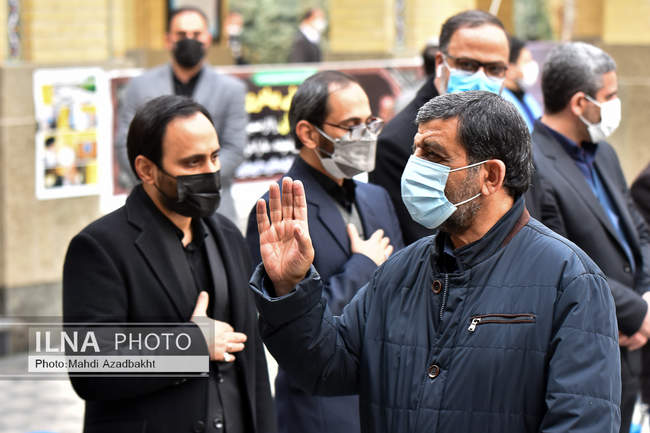 مراسم یادبود فرزند خردسال سخنگوی دولت