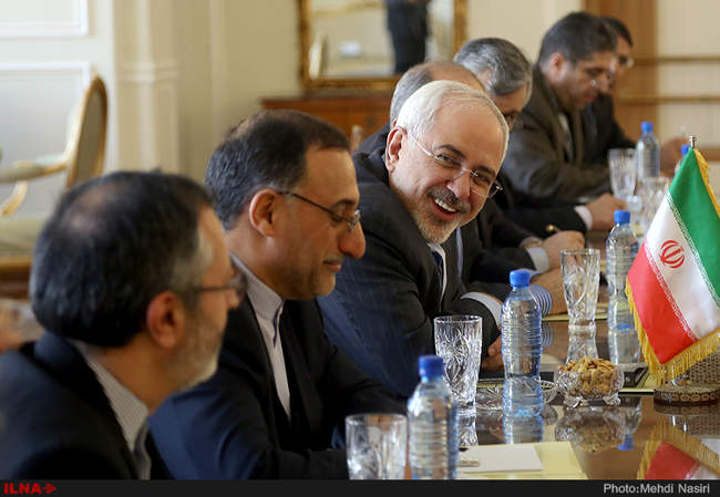 دیدار وزیرامورخارجه دانمارک با محمد جواد ظریف