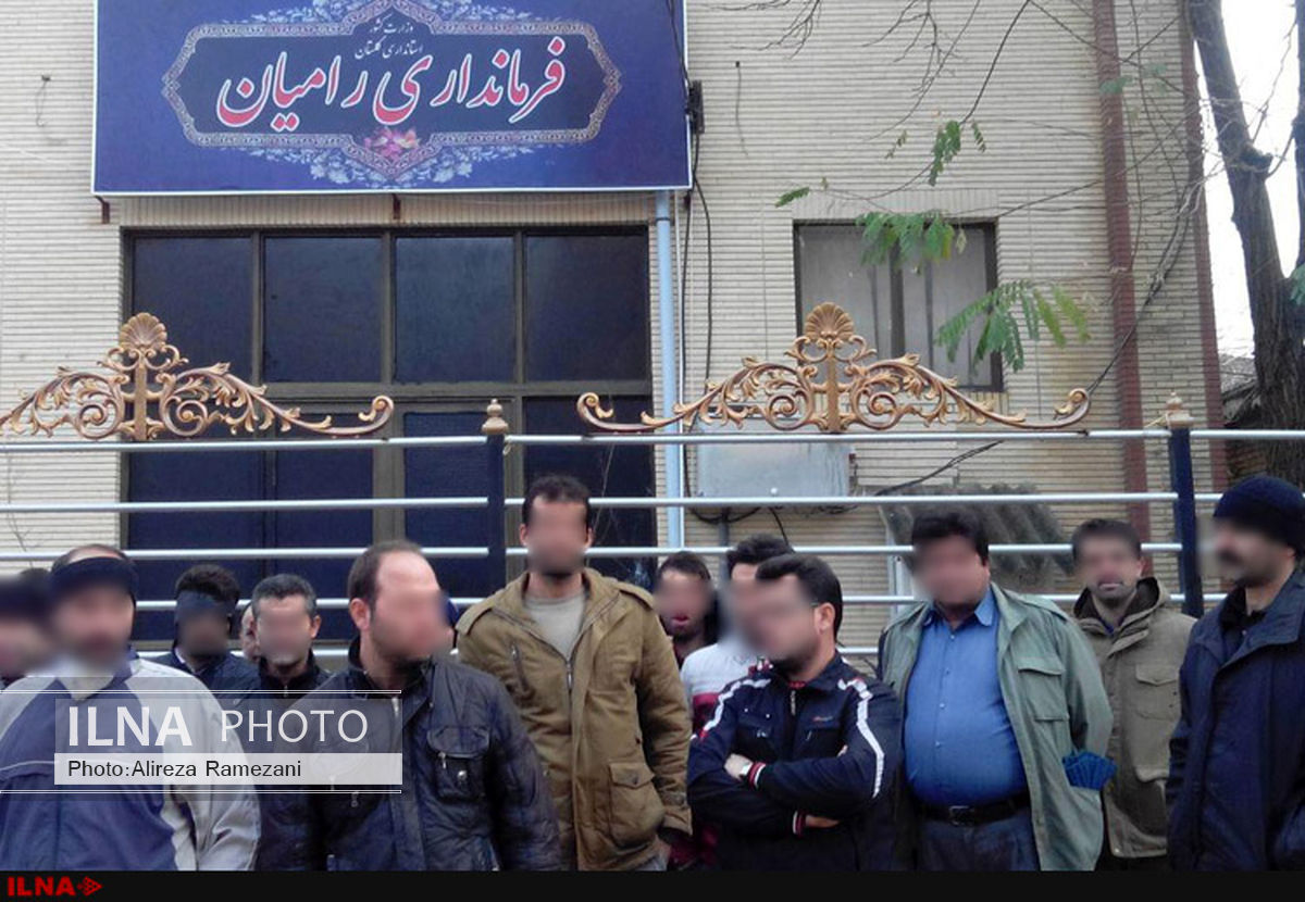 کارگران معدن زغال سنگ ملچ آرام رامیان تجمع کردند