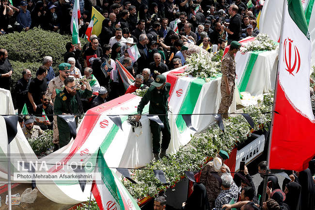 مراسم تشییع شهدای اقتدار - تهران / 2