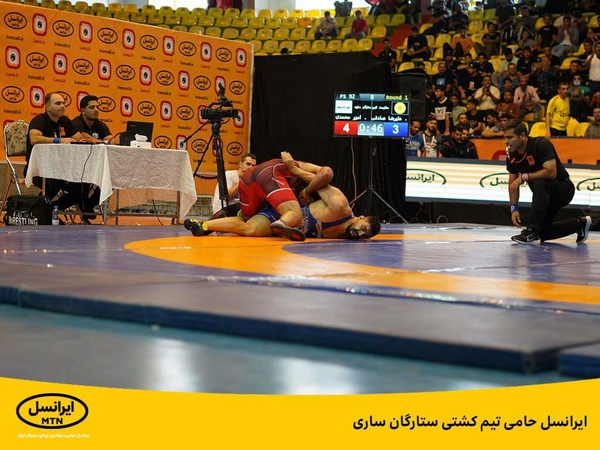  ایرانسل حامی تیم کشتی ستارگان ساری