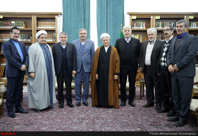 دیدار اعضای هیأت رئیسه فدراسیون هندبال با آیت الله هاشمی رفسنجانی