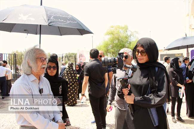 مراسم خاکسپاری استاد محمدعلی بهمنی برگزار شد