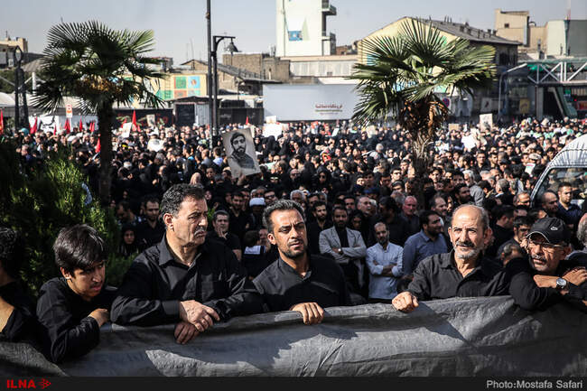 گزارش تصویری مراسم تشییع پیکر شهید حججی 