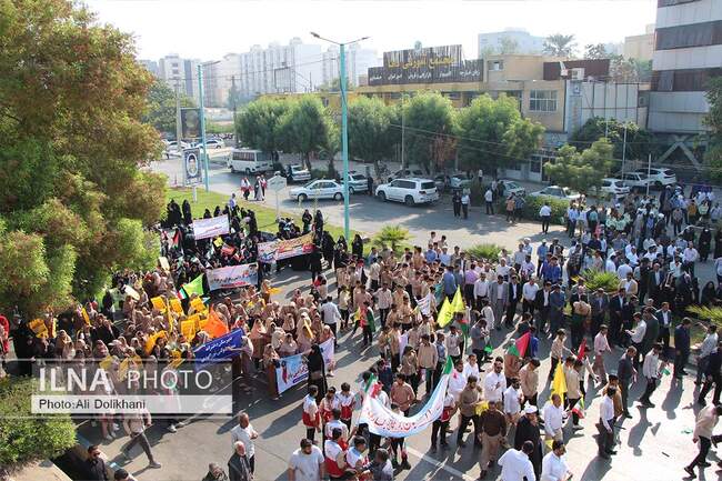 راهپیمایی ۱۳ آبان در بندرعباس - ایلنا - 12