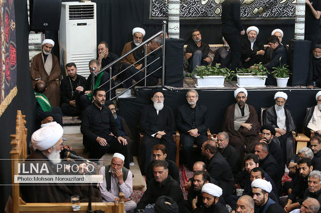 مراسم عزاداری آیات عظام صافی گلپایگانی ، شهرستانی و  علوی بروجردی با 