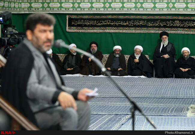 آخرین شب عزاداری محرم در حسینیه امام خمینی