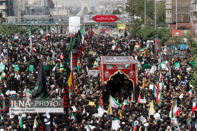 مراسم تشییع شهدای اقتدار - تهران / 1