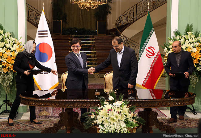 امضاء 19 یادداشت و سند همکاری بین ایران و کره جنوبی