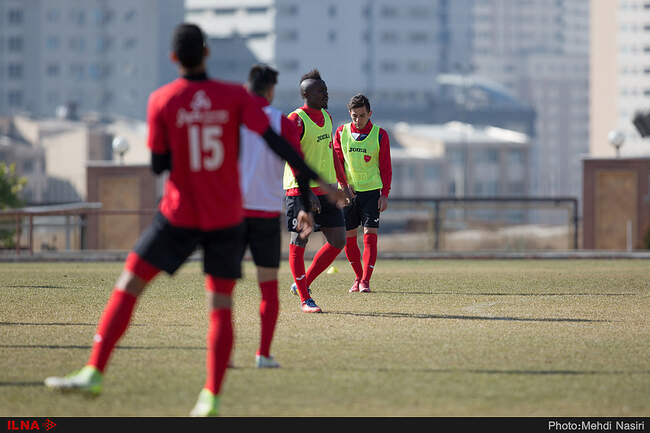 تمرین امروز تیم پرسپولیس
