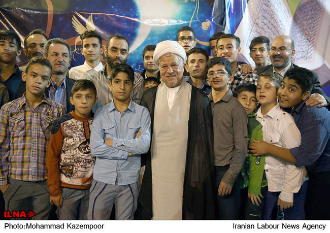 دیدار فرزندان تحت پوشش بهزیستی با هاشمی رفسنجانی