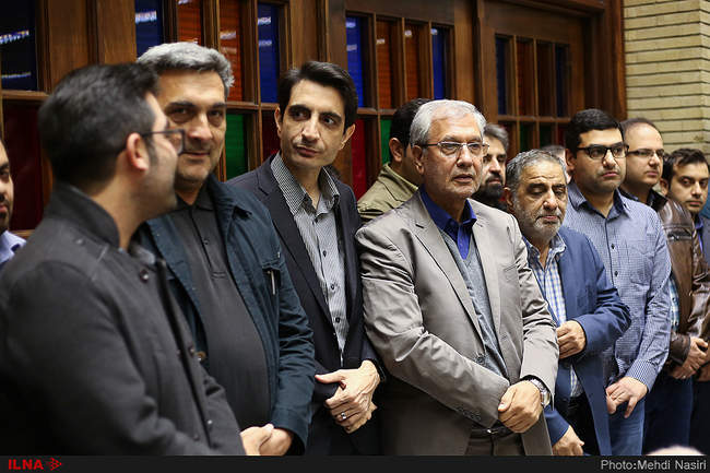 مراسم ترحیم همسر محمد نعیمی‌پور