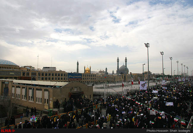 راهپیمایی یوم الله 22 بهمن در قم /9