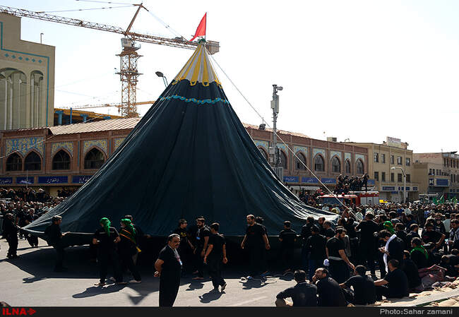 عزاداری ظهر عاشورا در بازار بزرگ تهران /2