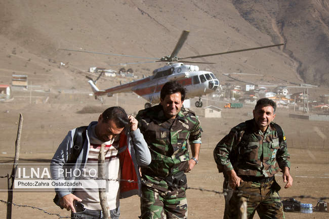 عملیات مهار آتش‌سوزی مناطق کوهستانی روستاهای دلیر و الیت