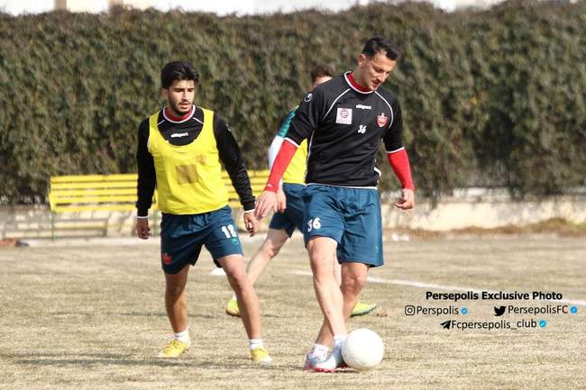 گزارش تصویری: ریکاوری و تمرین سرخپوشان در دو ورزشگاه