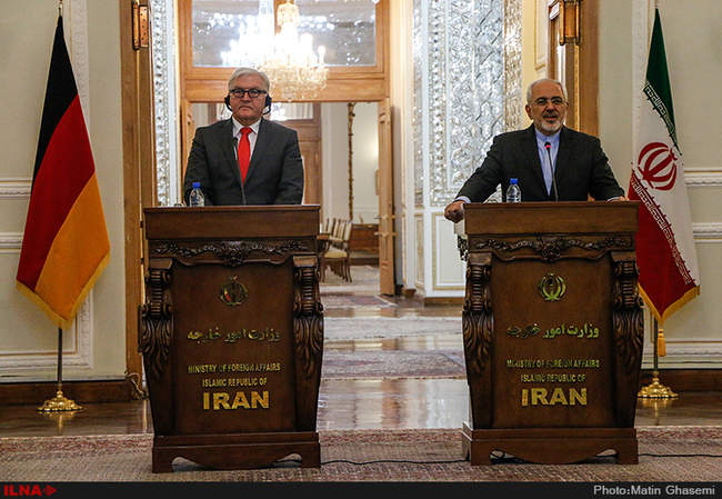 دیدار محمد جواد ظریف وزیر امور خارجه کشورمان با فرانک والتر اشتن مای�