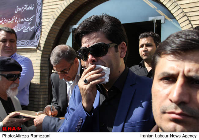 مراسم تشییع پیکر مهران دوستی