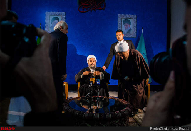 نشست خبری رئیس قوه قضاییه در مازندران