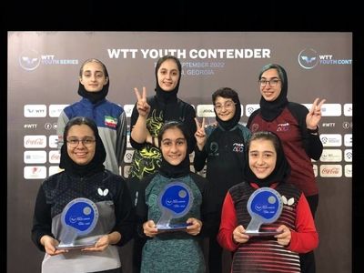 کسب سه مدال برنز توسط دختران جوان ایران در کانتندر جهانی گرجستان