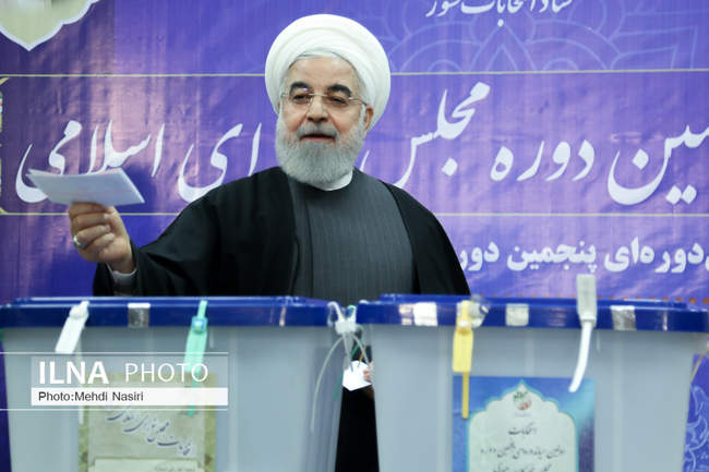 حضور رئیس جمهور و معاون اول رئیس جمهور در انتخابات 98