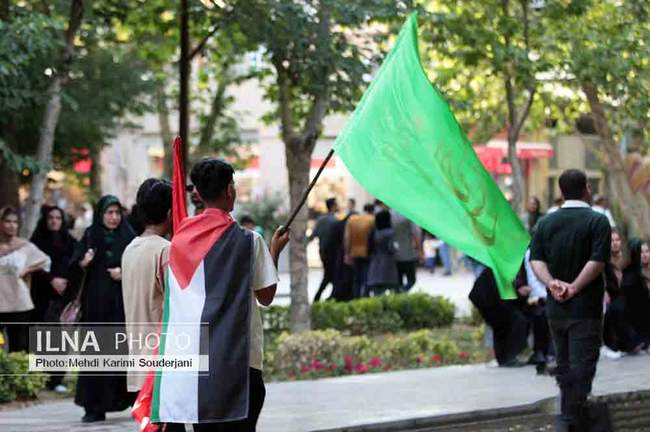 راهپیمایی غدیر با شعارایران ذوالفقار علی(ع) در اصفهان