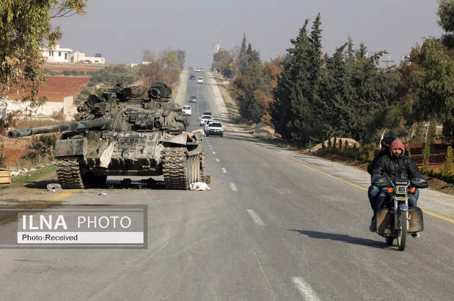 تصاویری از مسیر پیشروی شورشیان سوری