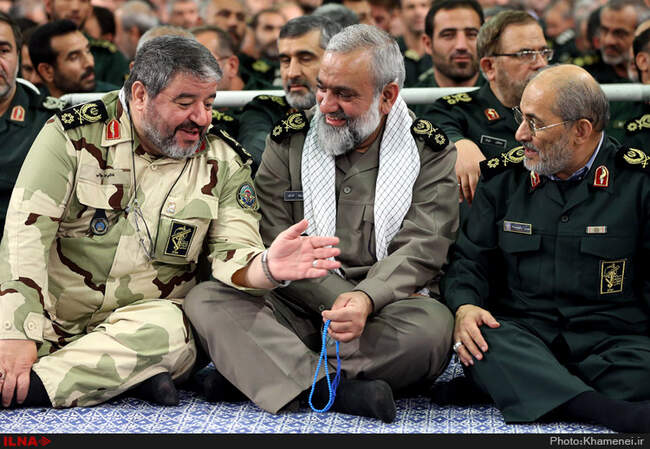 دیدار فرماندهان سپاه پاسداران انقلاب اسلامی‌ با حضرت آیت‌الله خامنه‌ای