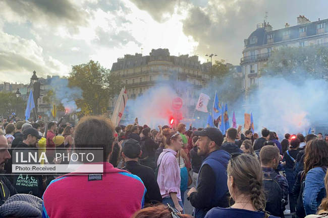 تظاهرات فرانسوی‌ها علیه افزایش هزینه‌های زندگی 